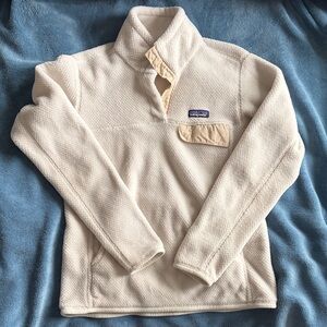 Patagonia Off-White Fleece Pullover